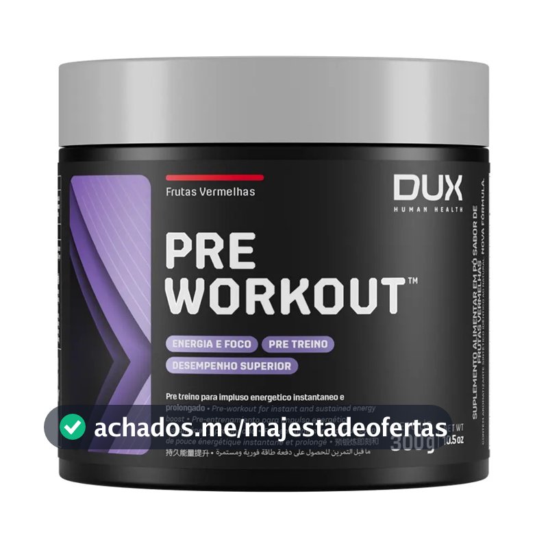 Pré Treino - Pre Workout Dux Nutrition 300g Sabor Mango twist