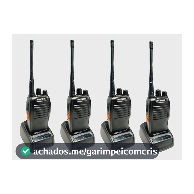 4 Radio Baofeng 777s Comuncador 16 Ch 12km Ht
