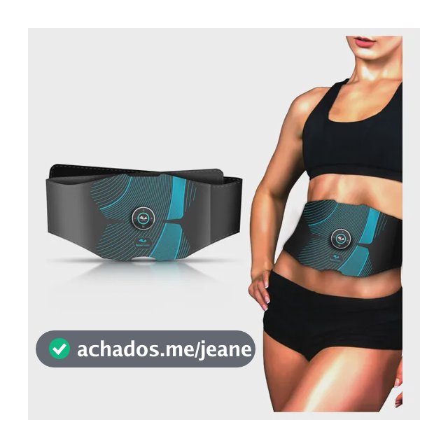 Eletroestimulador Anvisa Abdomên - Barriga - Tecnologia EMS/TENS - Relaxmedic