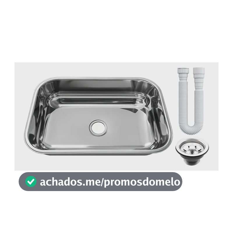 Cuba As Pia Inox 430 Cozinha N°2 56x34x17 Extra Funda Prateado