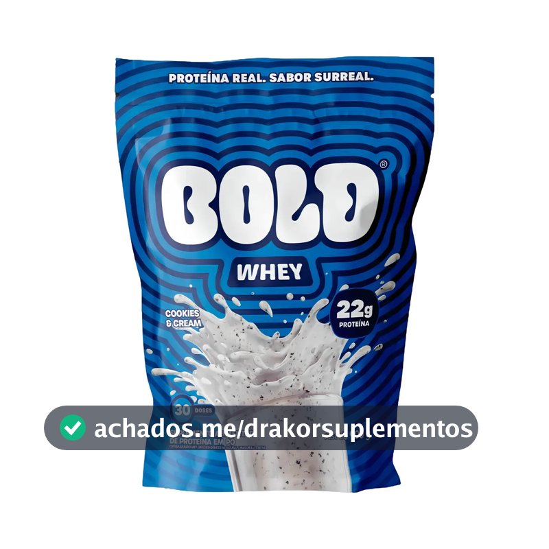 Whey Protein Bold Sabor Cookies & Cream 900g