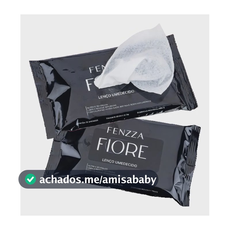 Lenço Umedecido Fiore Fz50023 Fenzza