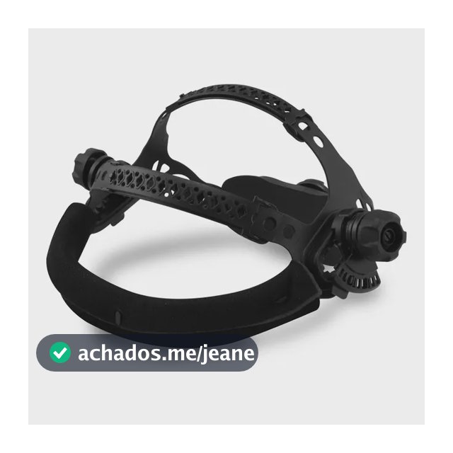 Carneira Nylon Completa Máscara Solda Automática Com Catraca Cor Preto