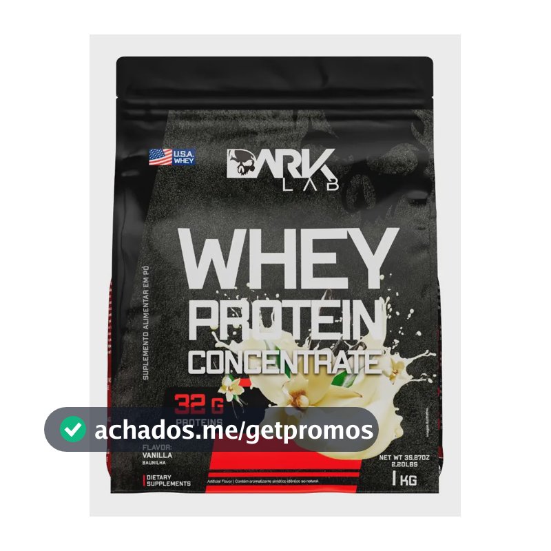 Whey Protein Concentrado 1kg Dark Lab Sabor Baunilha