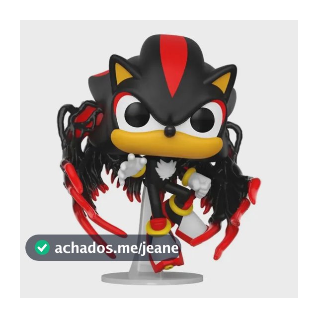 Boneco Funko Pop! Exclusivo Sonic The Hedgehog-Shadow Asas