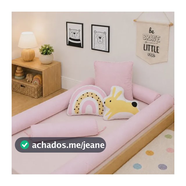 Kit Rolinhos Montessoriano Mini Cama 4 Pçs Nervura