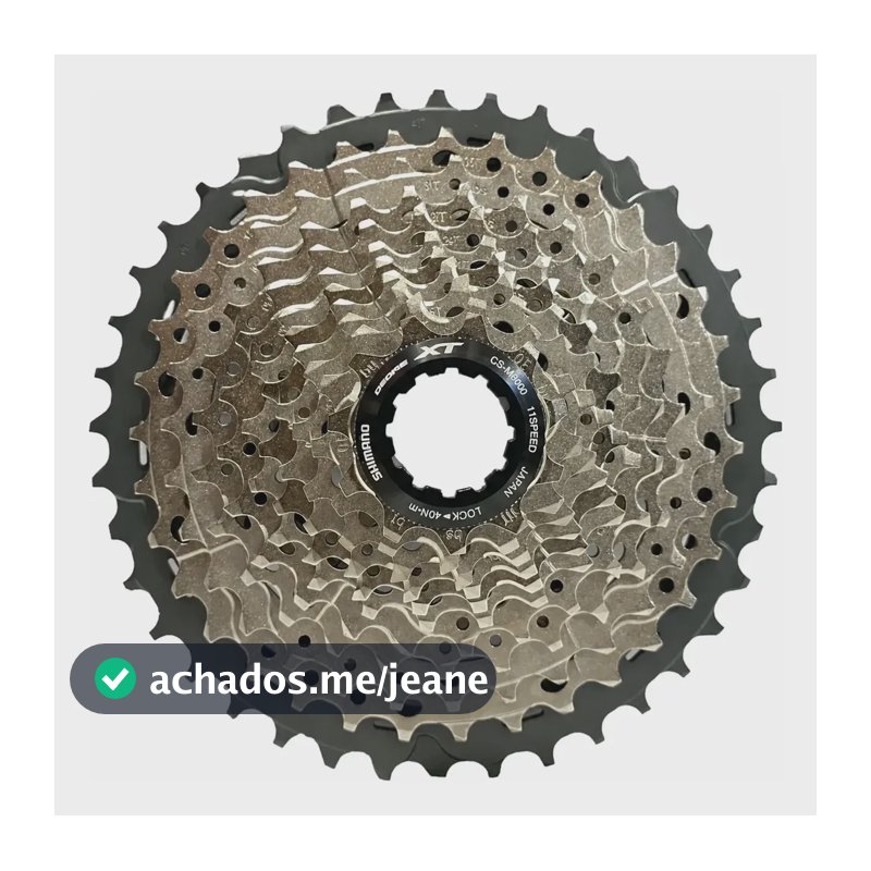Cassete K7 Shimano Deore Xt Cs-m8000 11/40d 11v Mtb Prateado 11 40