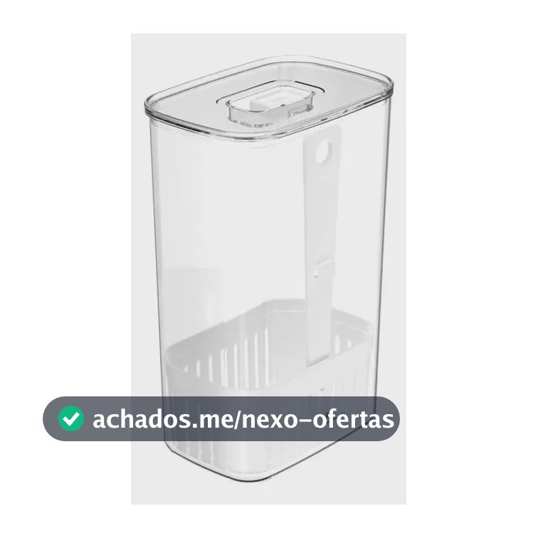 Organizador De Temperos Ou 2,3l Linha Clear Fresh Natural