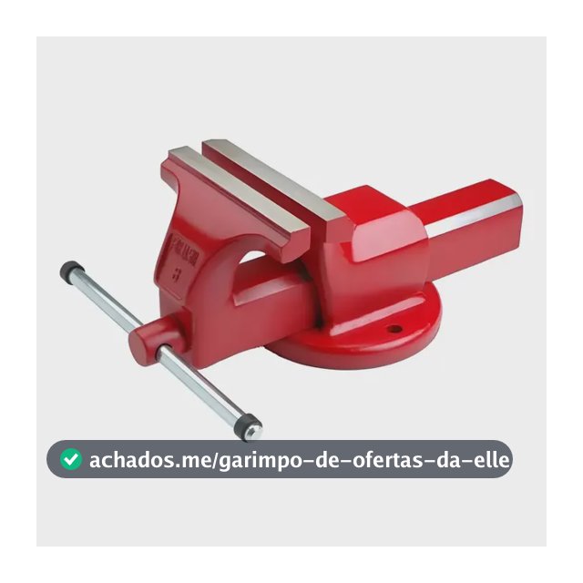 Torno De Bancada (morsa) - Nº 6 - Forjasul Vermelho