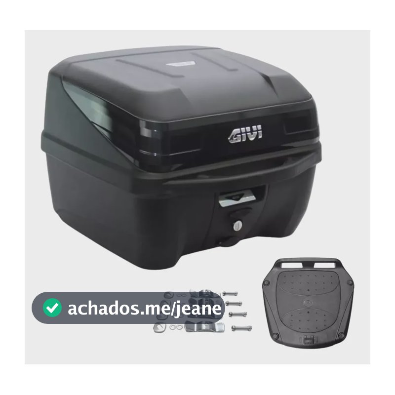 Bauleto Givi 33 Litros Traffic 3 T33ntbr Monolock Bau Preto Preto
