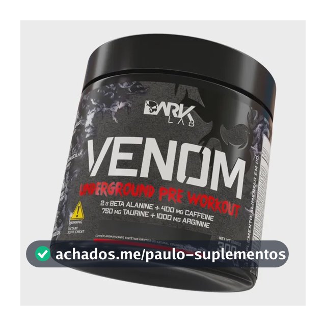 Suplemento em pó Dark Lab Venom underground Colostro sabor Mango Loko x 300g