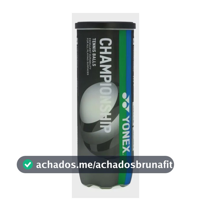 Bola De Tênis Aprovada Pela Championship X3 Black Yonex Itf