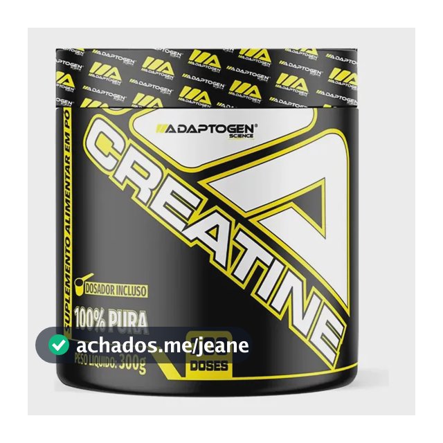 Creatina Adaptogen Science Platinum em pó Sem sabor x 300g