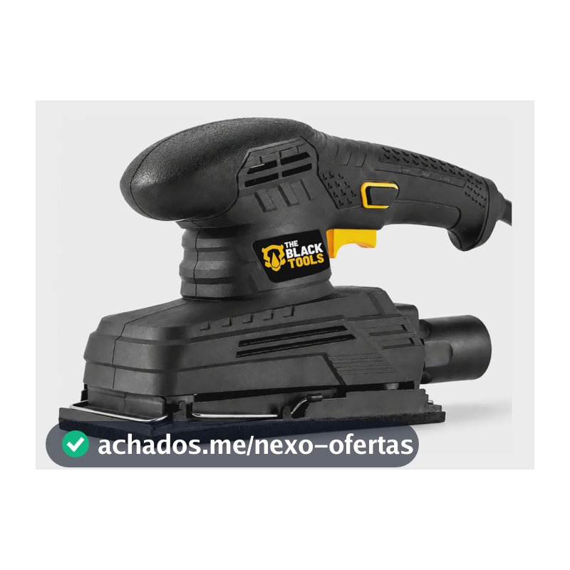 Lixadeira Orbital De Lixa Btl150 10000 Rpm 150w Preta Cor Preto Frequência 60hz 220v The Black Tools