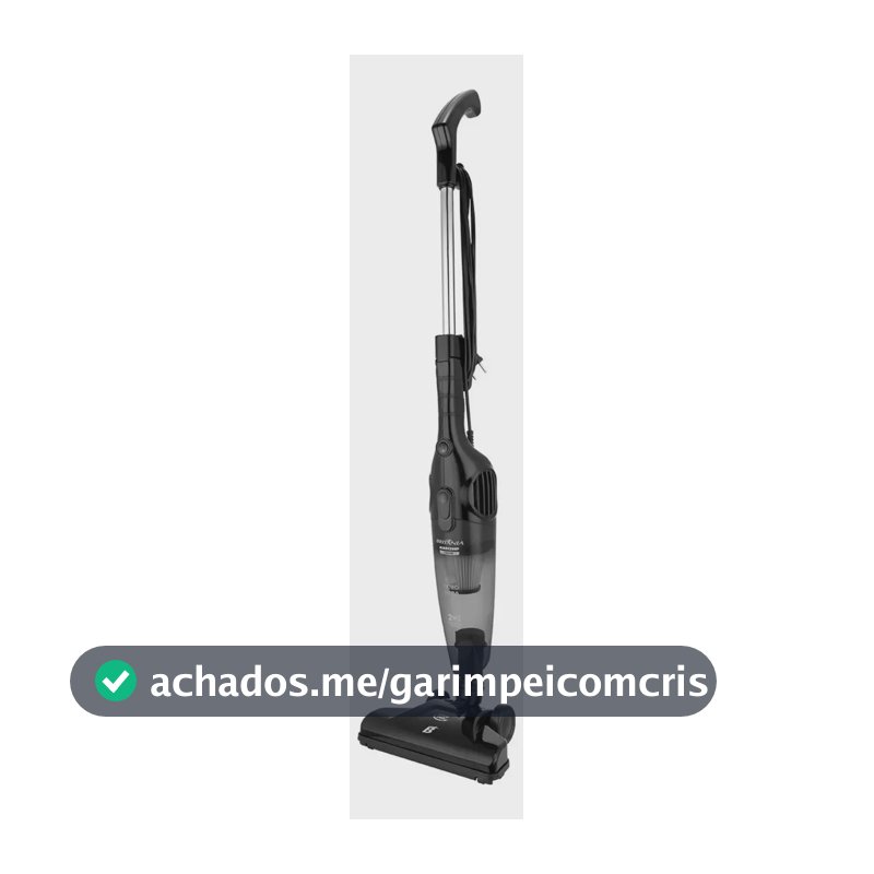 Britânia BAS1295P Aspirador de Pó 2 em 1 1250W Preto – Potência e praticidade para sua casa
