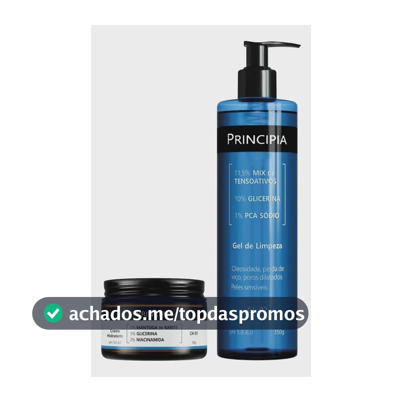 Principia Kit Limpeza E Hidratação Para O Dia A Dia