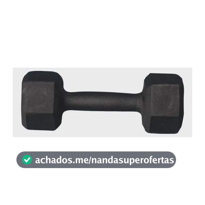 Halter Sextavado Pintado 2kg Academia Treino Fitness