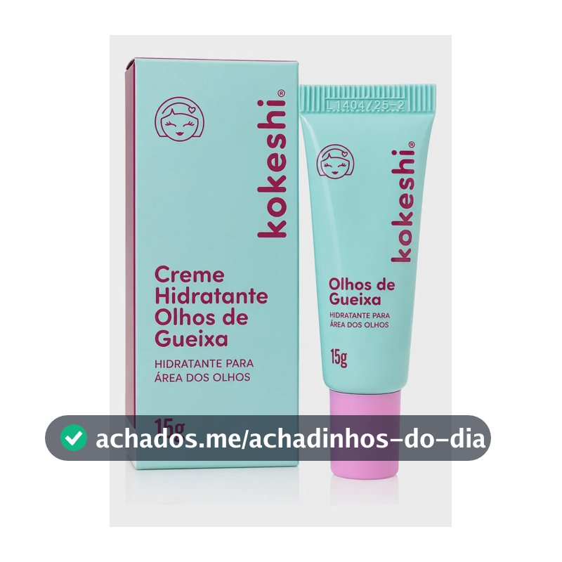 Hidratante Renovador Olheiras Olhos De Gueixa Kokeshi 15g Todo Tipo De Pele Dia/noite