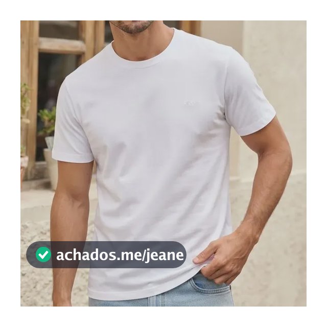Camiseta Básica Masculina Colcci Comfy Algodão Casual