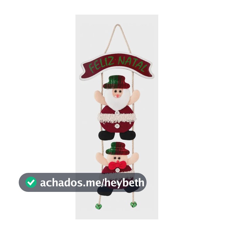 Guirlanda Natal Porta Enfeite Luxo Bonecos Papai Noel Verde