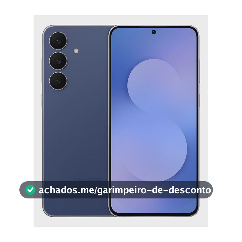 Celular Samsung Galaxy S25 Fe 5g, 256gb, 8gb Ram, Câmera Tripla De 50+12+8, Tela Grande De 6.7 Azul Marinho