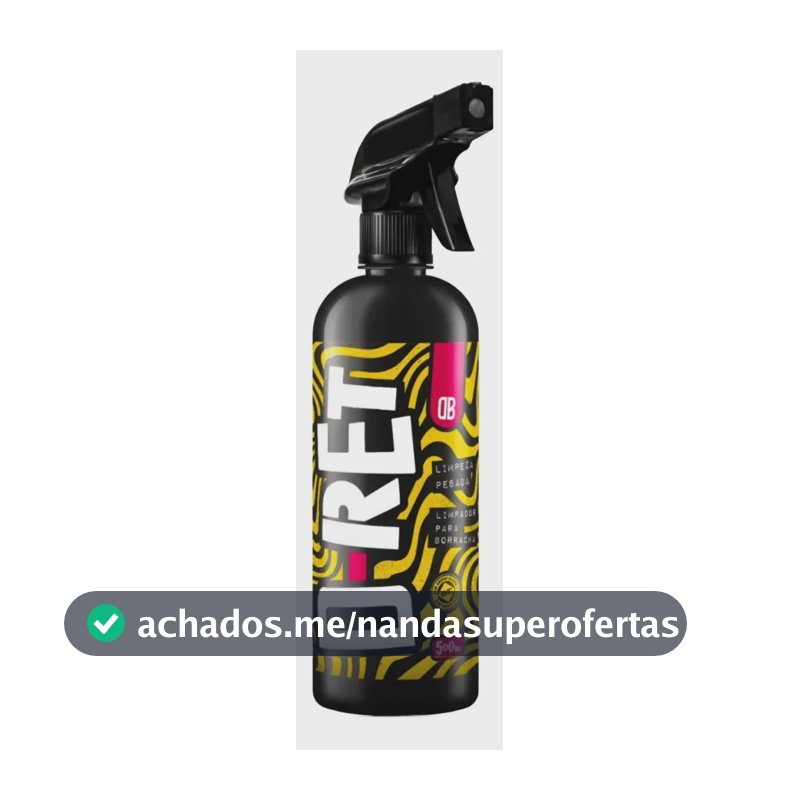 D-Ret Dub Boyz 500ml Limpador De Pneus E Borrachas Limpeza Pesada Automotivo Removedor De Sujeira E Resíduos Incrustados