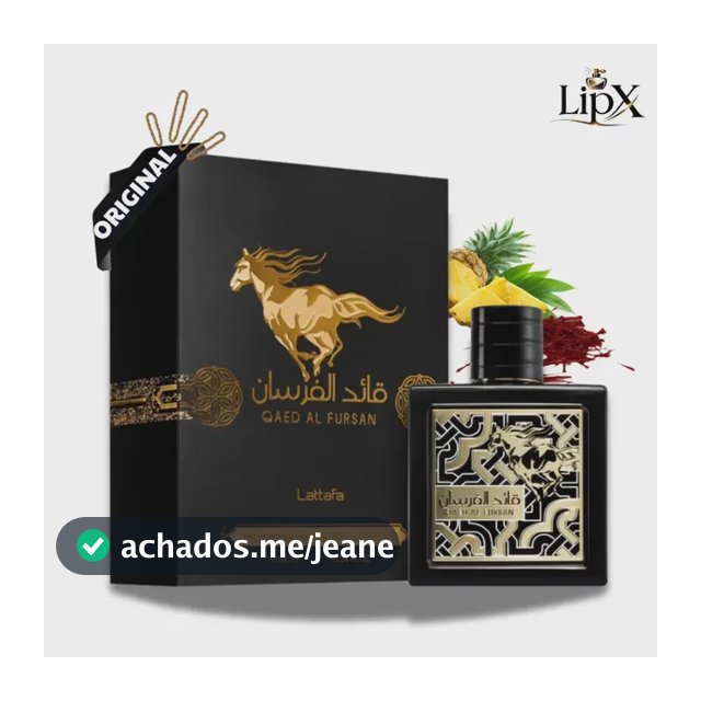 Perfume Árabe Qaed Al Fursan Lattafa Edp 90 Ml