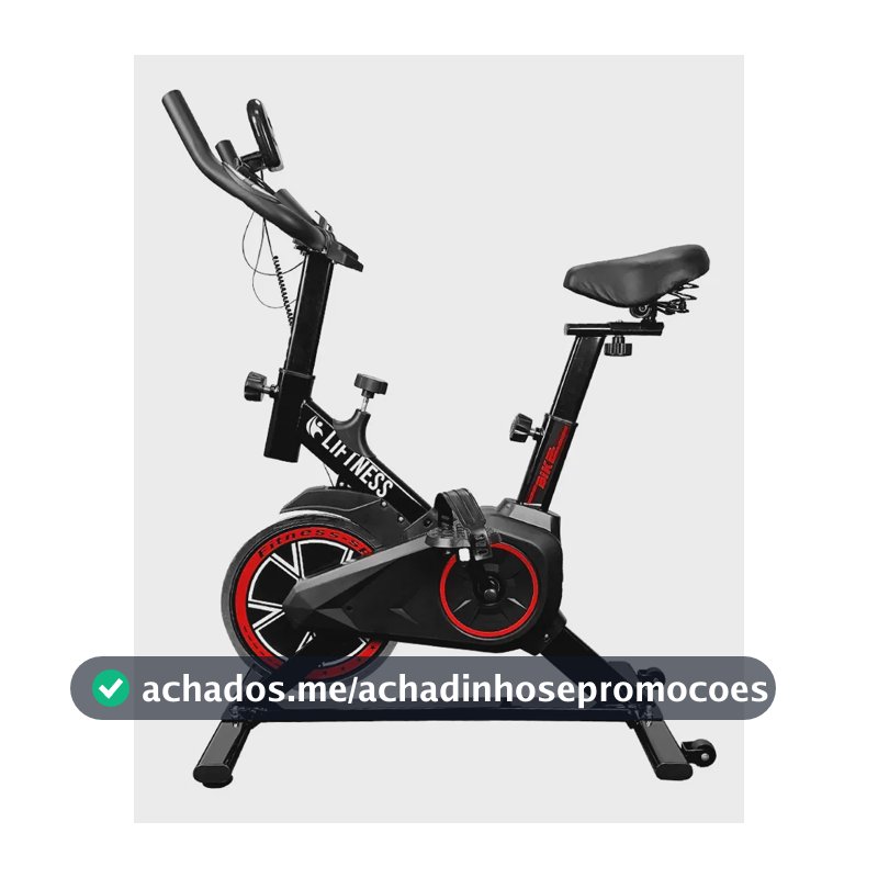 Liftness Bicicleta Ergométrica Spinning Profissional 120kg Silenciosa