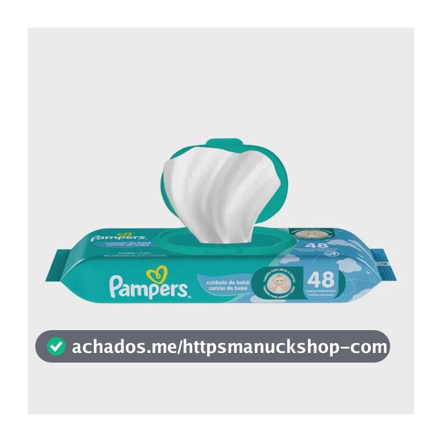Lenços Pampers Cuidado de Bebê 48 Unidades