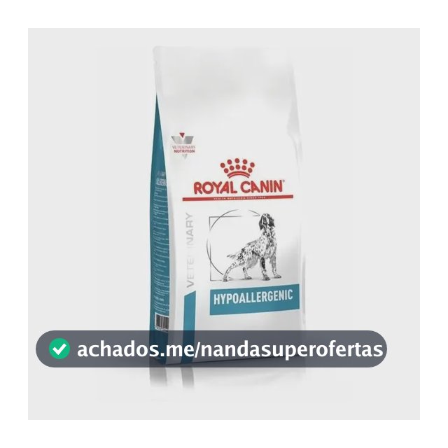 Ração Royal Canin Veterinary Diet Hypoallergenic Cães Adultos 10,1kg