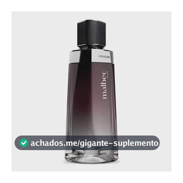 Malbec Icon O Boticário Desodorante Colônia Perfume Masculino 100ml
