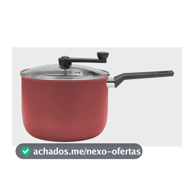 Pipoqueira Brinox Ceramic Life Nevada Ø20 Cm 4,2 L Borgonha