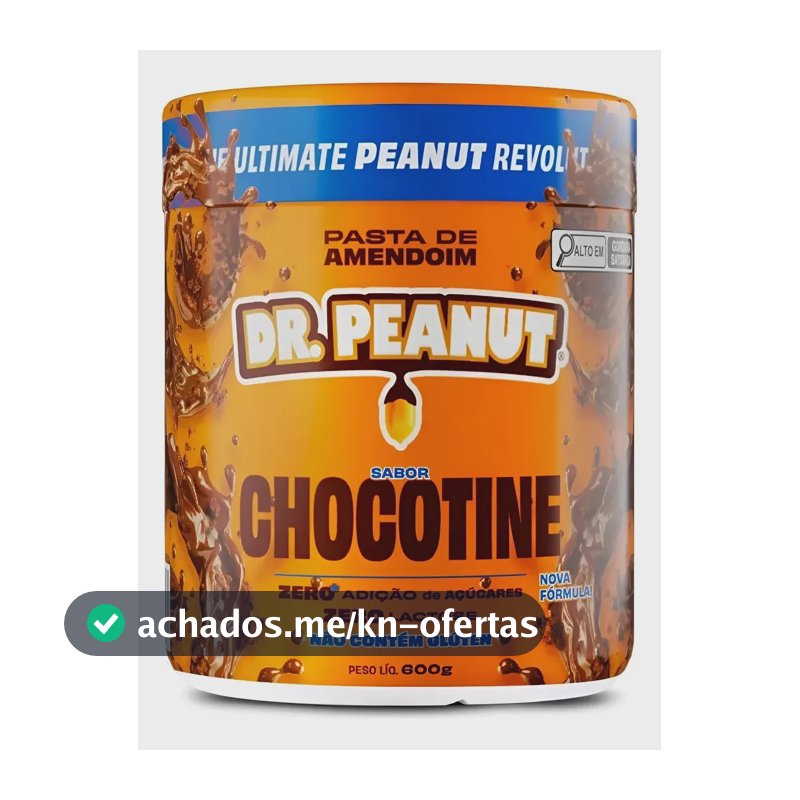 Pasta de amendoim Dr. Peanut Gourmet sabor Chocottine x 600g