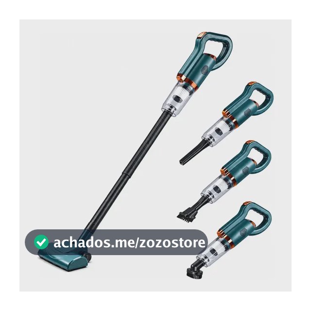 Aspirador Sem Fio Multifuncional Potente Com Filtro Extra Verde-escuro 8.4v