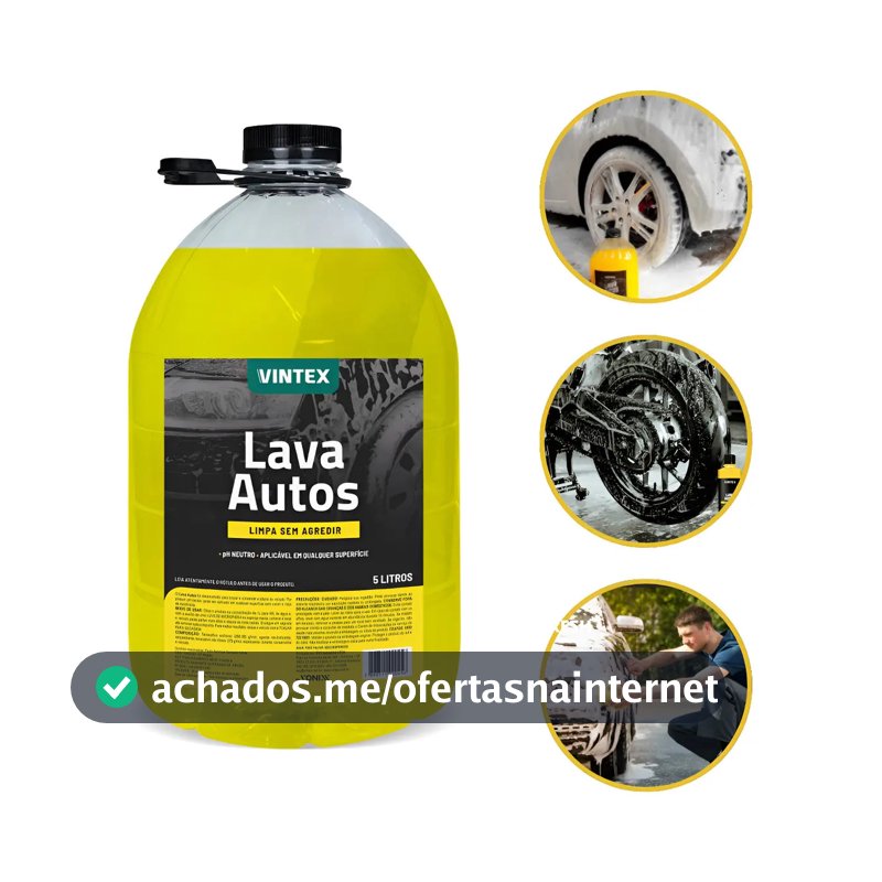 Lava Autos Shampoo Automotivo Vintex Da Vonixx 5l