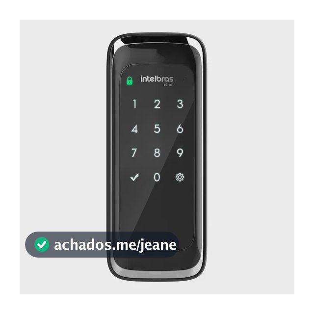 Fechadura Digital De Sobrepor Intelbras Fr 101