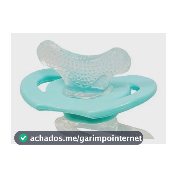 Mordedor Para Bebê Buba Mordedor Com Massageador Chupeta Silicone Azul
