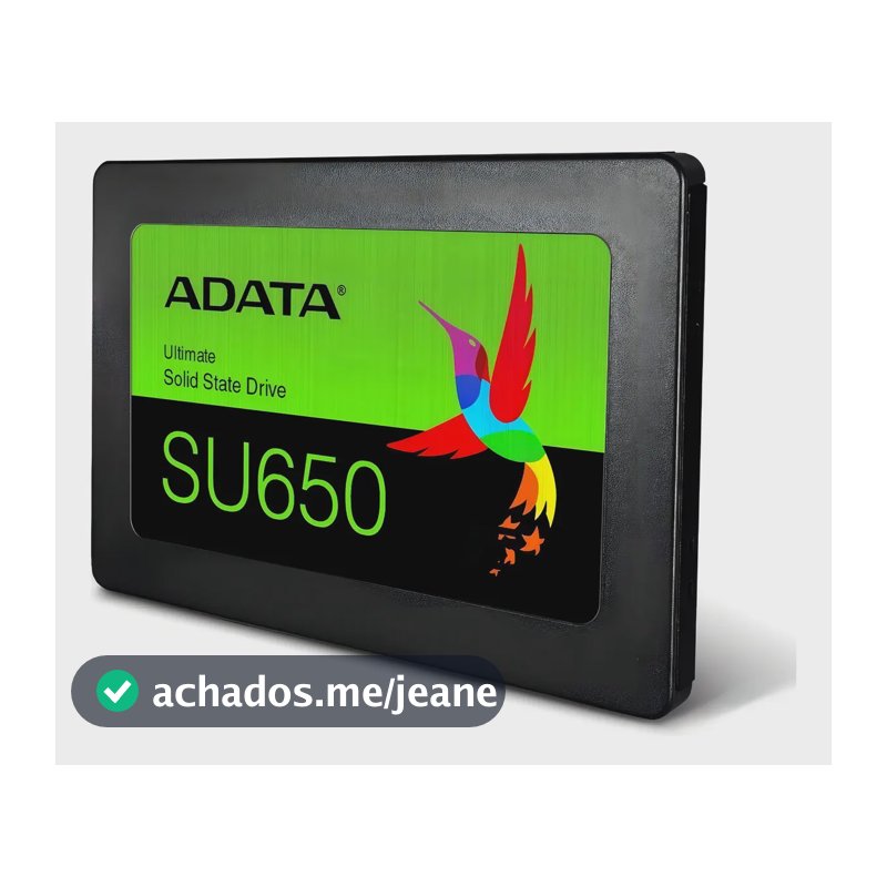 Ssd Adata Su650 2.5'' 120gb Sata 6 Gb/s 520/450 Mb/s Preto