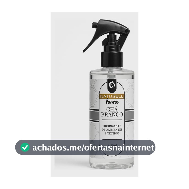 Home Odorizante De Ambientes E Tecidos Chá Branco 260ml Casa Cheirosa