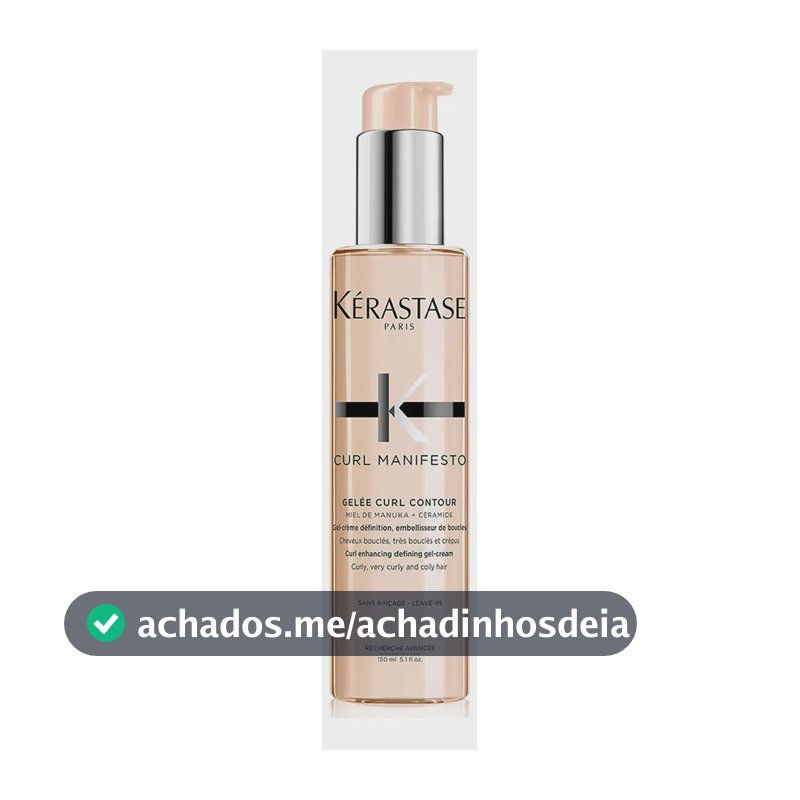 Gel Kérastase Curl Manifesto Gelée Curl Contour, Para Cabelos Cacheados e Crespos 150ml