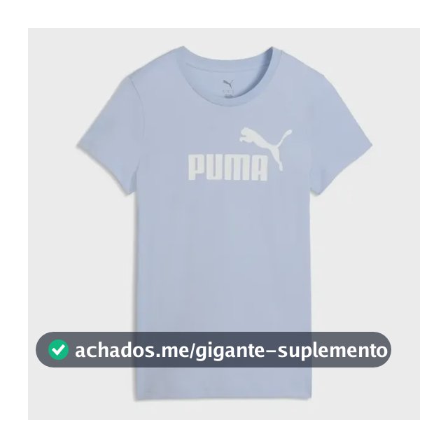 Camiseta Feminina Ess No. 1 Logo Slim Tank Puma Snow Mountain Blue N/a M Liso