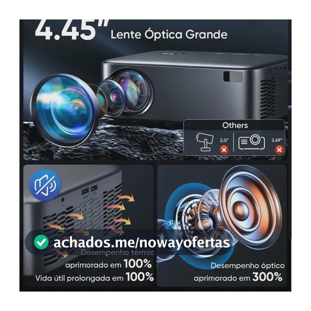 Projetor Netflix 8k Profissional 1000ANSI Portátil 35000lm 5G/2.4G Wifi Bluetooth 4K Full Hd