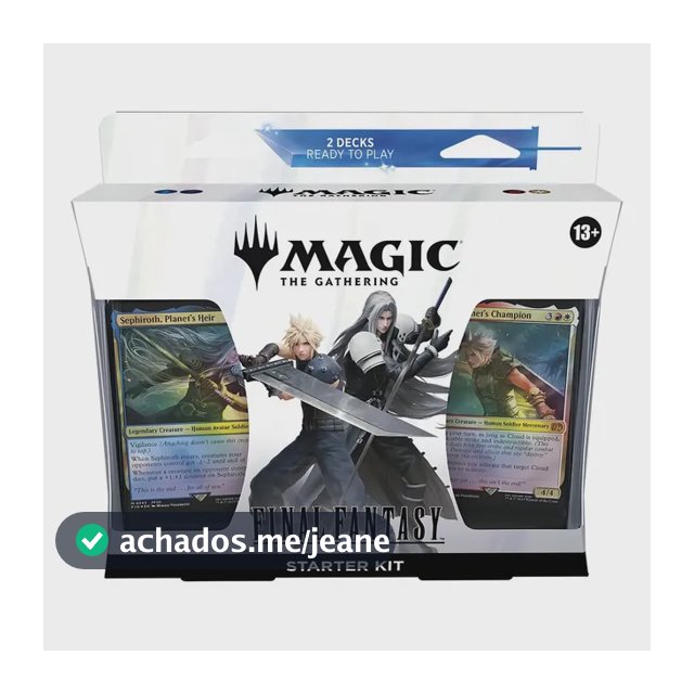 Magic Final Fantasy - Starter Kit - Deck Para 2 Jogadores Mtg Ff Inglês