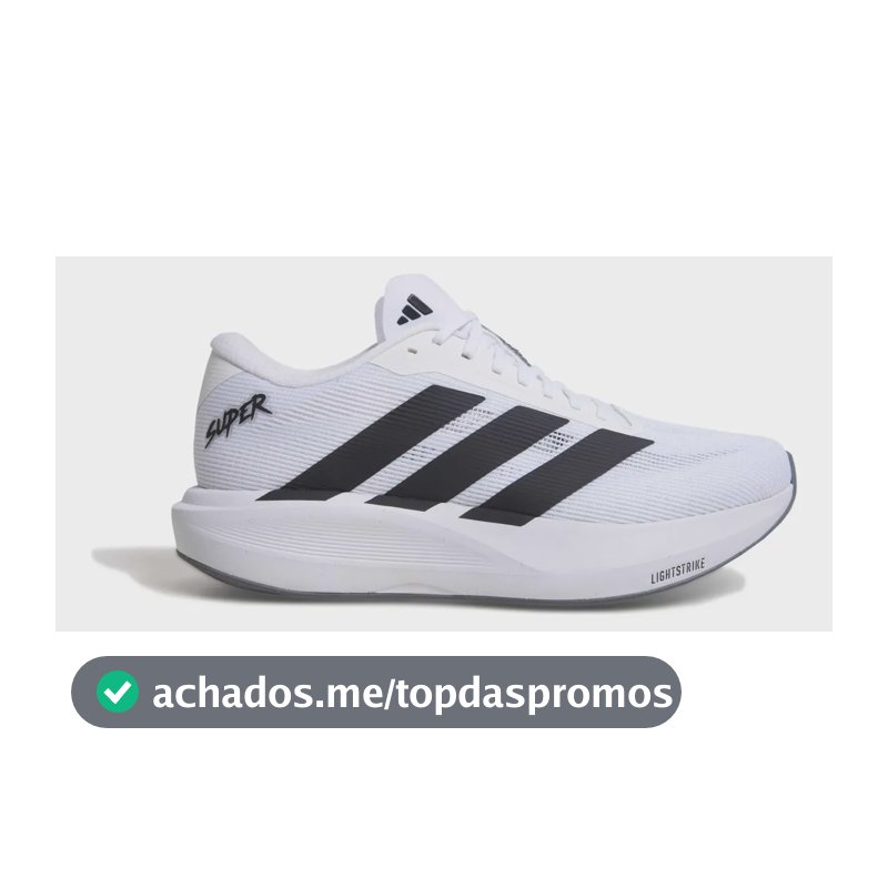 Tênis Masculino Super adidas Branco Lisa 40 Br