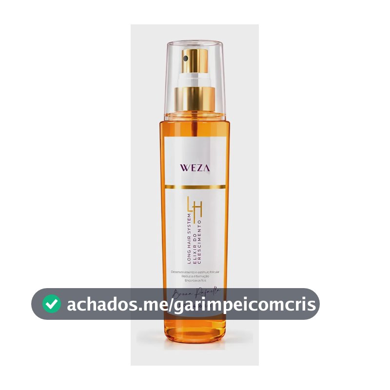 Tônico Capilar Antiqueda Elixir Do Crescimento Wezacosmetics