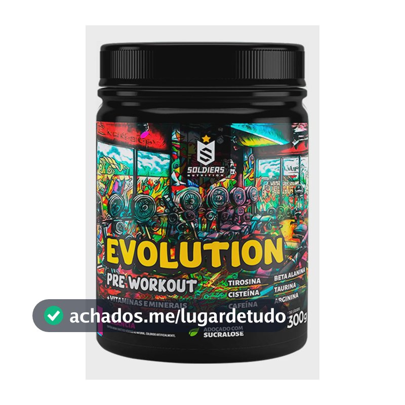 Suplemento Soldiers Nutrition Evolution en pó sabor melancia x 300g