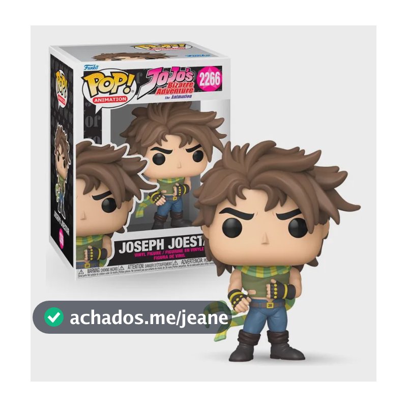 Boneco Funko Pop! Jojo's Bizarre Adventure - Joseph Joestar