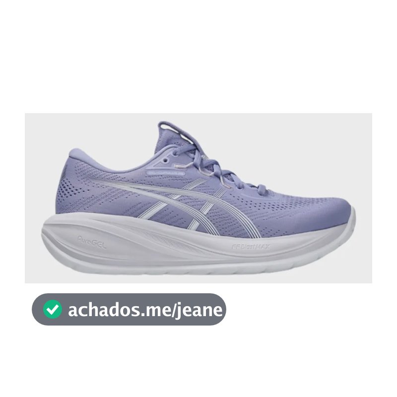 Tênis Feminino Gel-cumulus 28 Asics Academia Corrida Treino Lilás/branco Liso 37 Br