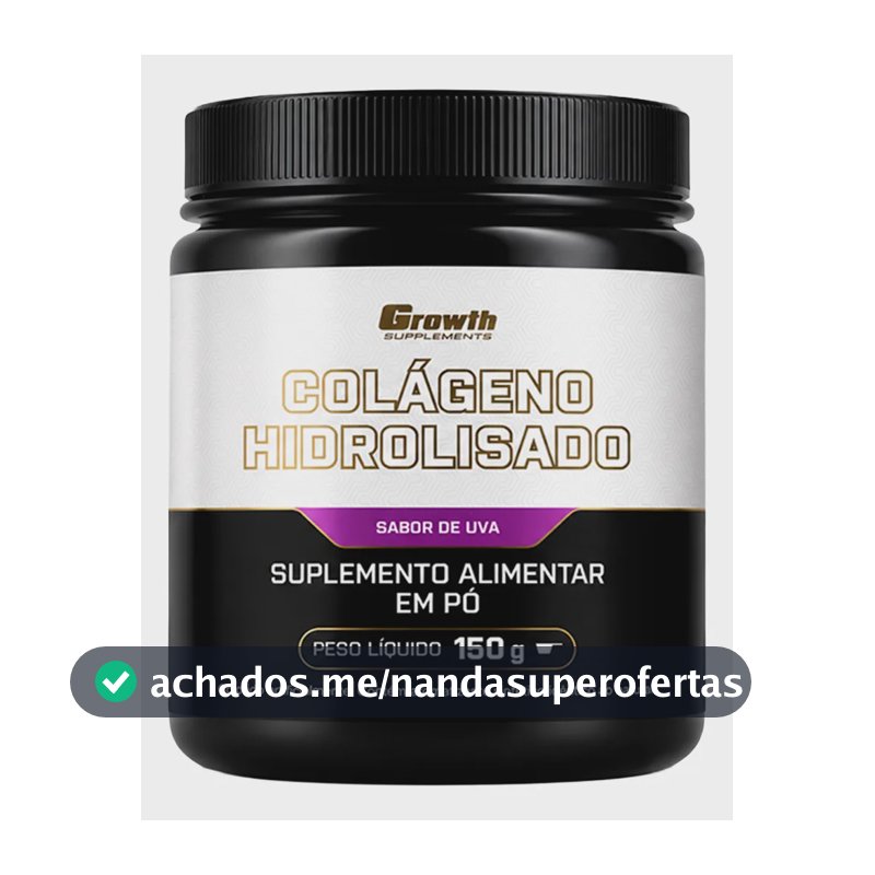 Colágeno Hidrolisado 150g Growth Supplements Uva