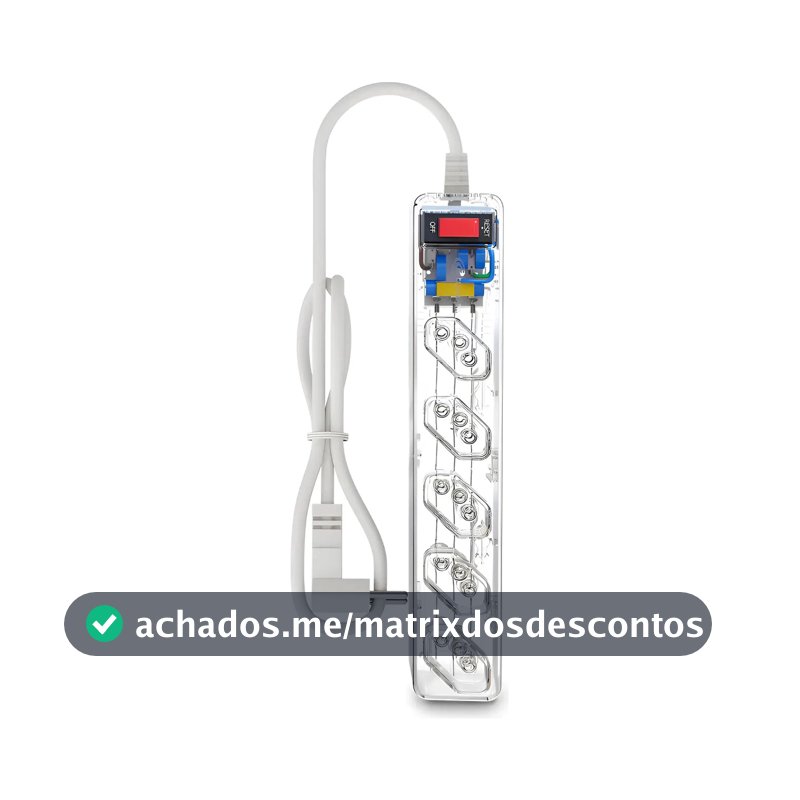 Clamper Proteção contra raios e surtos Filtro de linha - Transparente 5 - 1 m